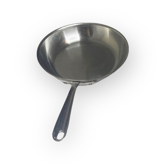 All Clad ★ Polished Stainless Steel 10 Inch Fry Pan ★ Professional Cookware ★ - Picture 12 of 16